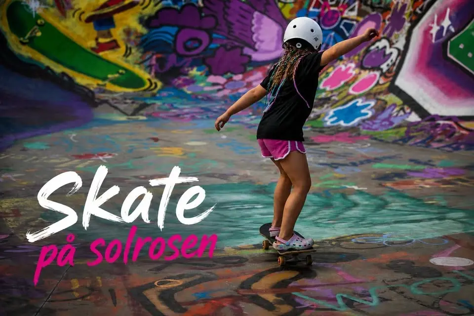 Skate på Solrosen