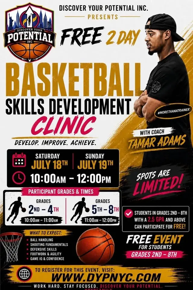 Basketball Development Skills Camp with Coach Tamar Adams