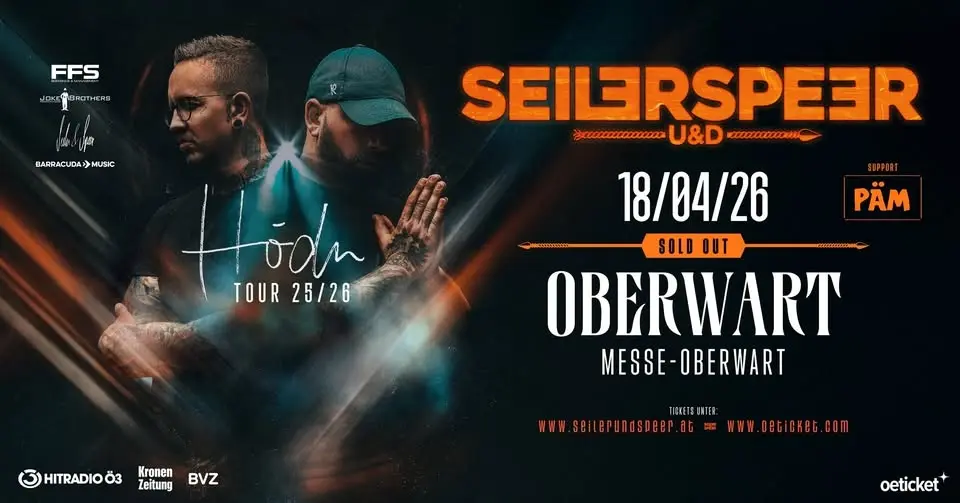 Verschoben! SEILER U&D SPEER // Oberwart // AUSVERKAUFT