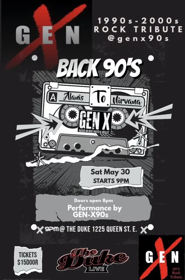 GEN-X90s - 1st time @ The Duke Live!