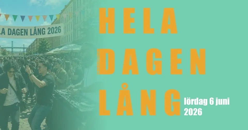 HELA DAGEN LÅNG lördag 6 juni 2026