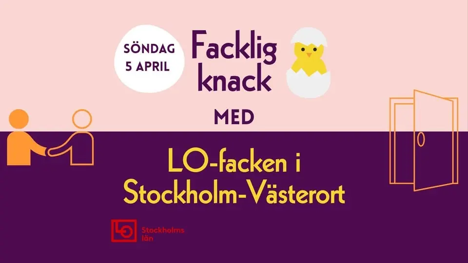 Facklig påsk-knack i Vällingby
