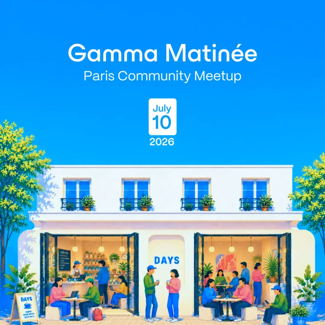 Gamma Matinée: Paris Community Meetup