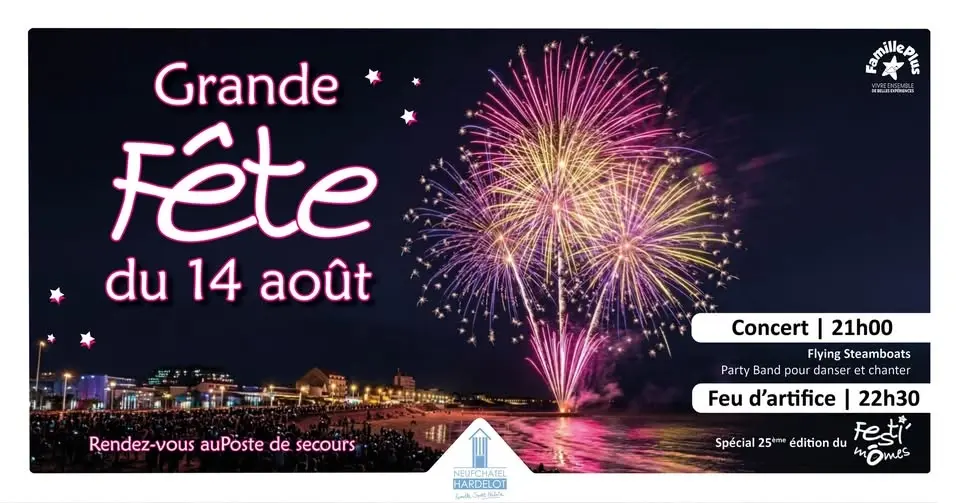 Fête du 14 août à Hardelot