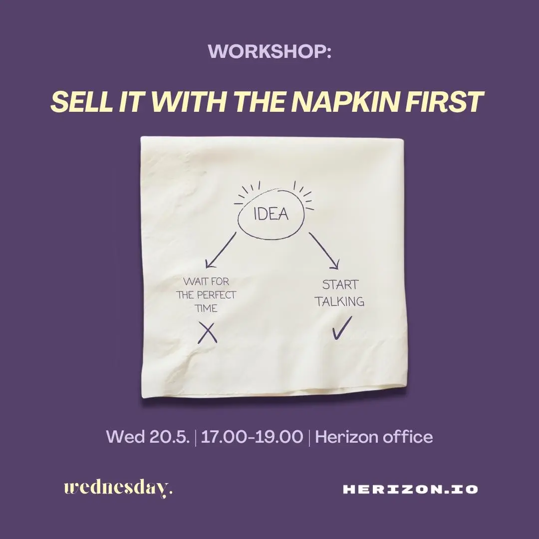 Sell It with the Napkin First