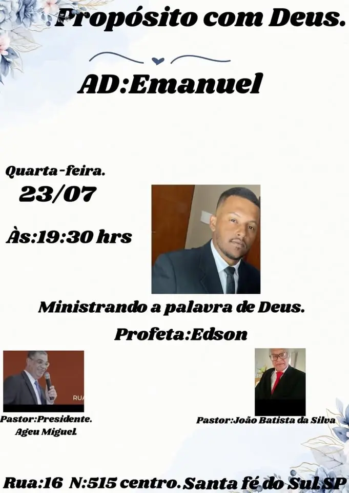 CULTO DE LOUVOR E DE ADORACAO