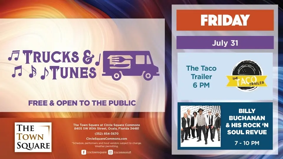 Trucks & Tunes with The Taco Trailer & Billy Buchanan and his Rock 'n Soul Revue