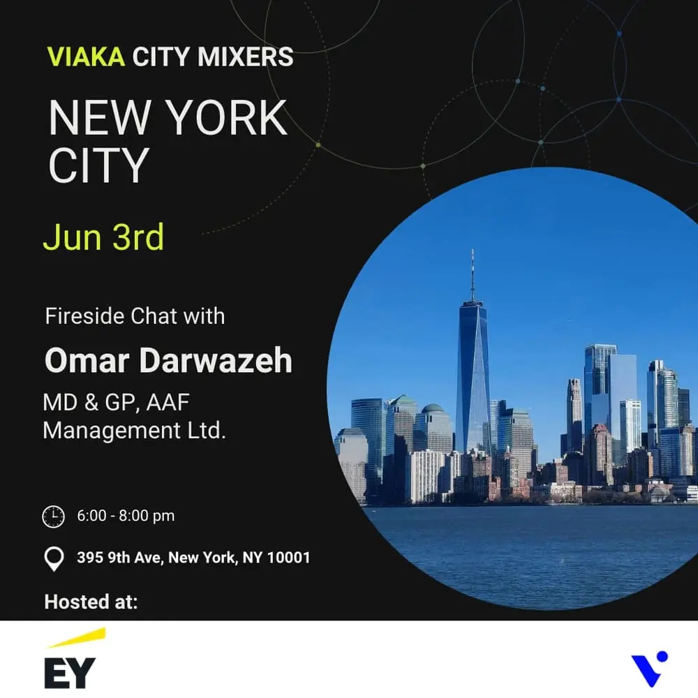 Viaka NYC Mixer and Fireside Chat with Omar Darwazeh, and Rana Al-Hallaq