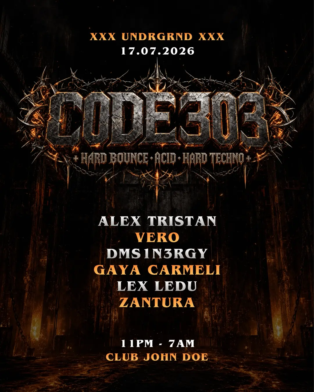 CODE 303 x UNDRGRND