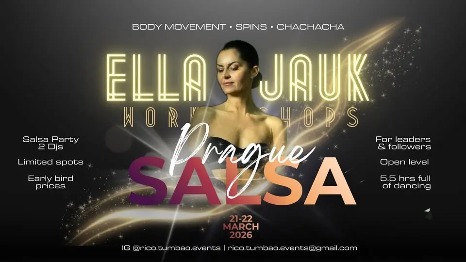 Ella Jauk in Prague - Salsa Workshops