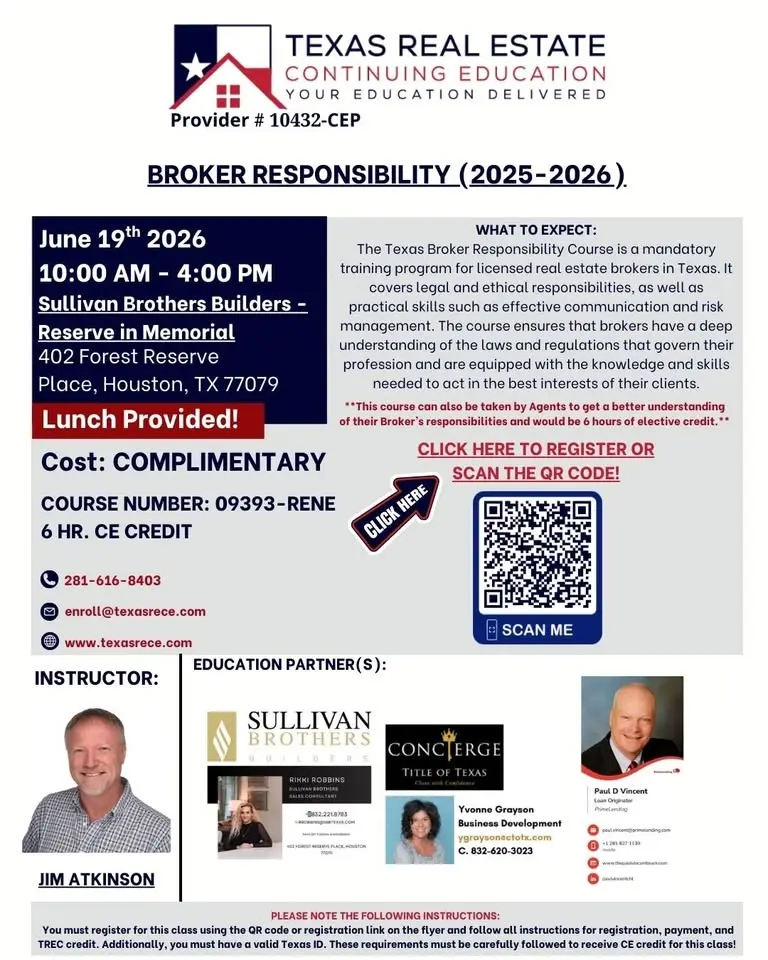 In Person – COMPLIMENTARY – Broker Responsibility (2025-2026) – Jun 19th