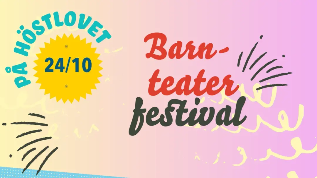 Barnteaterfestival på höstlovet