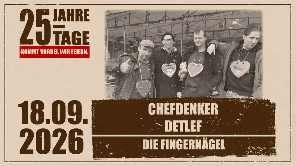 CHEFDENKER x DETLEF x DIE FINGERNÄGEL 
