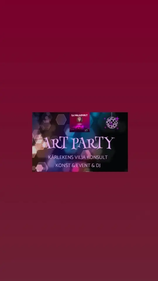 Art Party Rådhuscaféet Karlstad : Annika Handfast & Erik "Birra" Björk 🎨 DJ Wildspirit