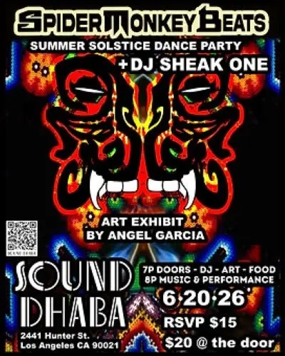 SpiderMonkey Beats: Summer Solstice Dance Party w/ DJ Sheak One