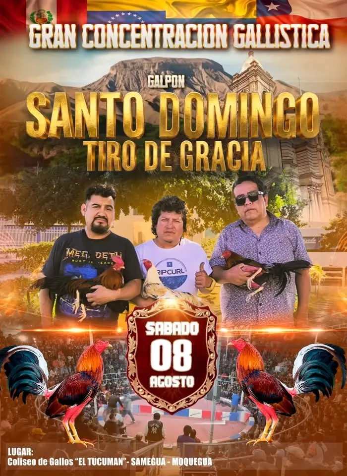 🐓GRAN CONCENTRACIÓN GALLÍSTICA🐓 del Galpón "Santo Domingo" – "Tiro de Gracia" 