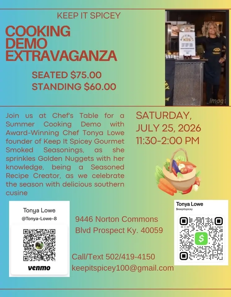 Cooking demo extravaganza