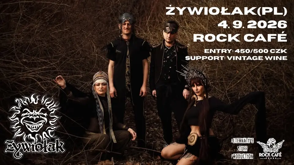 Żywiołak (PL) + Vintage Wine (CZ) | Rock Café, Praha