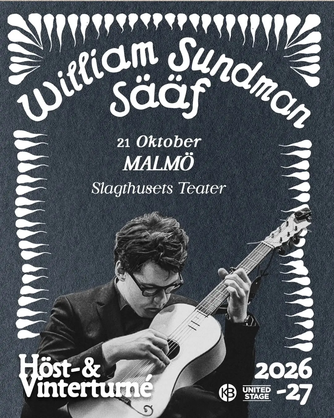 William Sundman Sääf – Höst- & Vinterturné