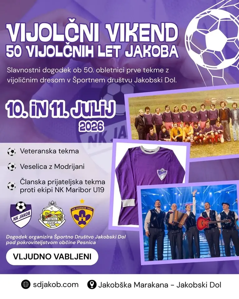 Vijolčni vikend - 50 vijolčnih let Jakoba