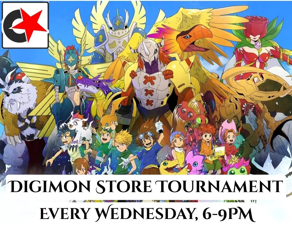 Digimon Store Tournament at Coulee Cards and Gaming Dubuque