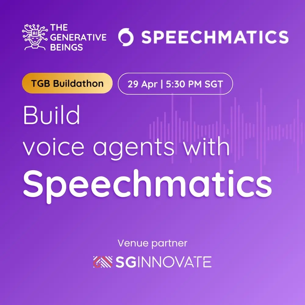 Build Voice Agents with Speechmatics | TGB Buildathon