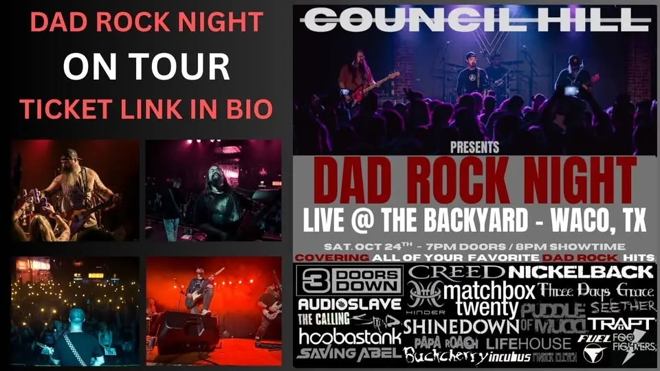 Council Hill Presents Dad Rock Night Live at The Backyard Waco
