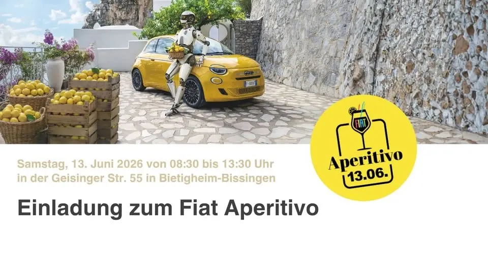 Fiat Aperitivo | Samstag, 13. Juni 2026 βοΈππ€©
