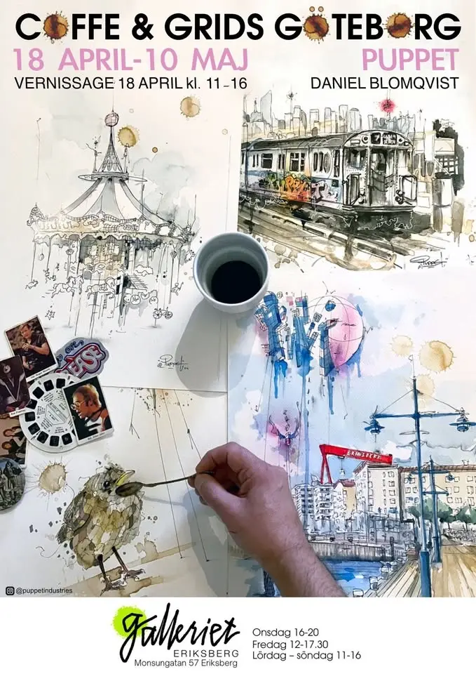 Coffee & grids - Göteborg med Daniel "Puppet" Blomqvist