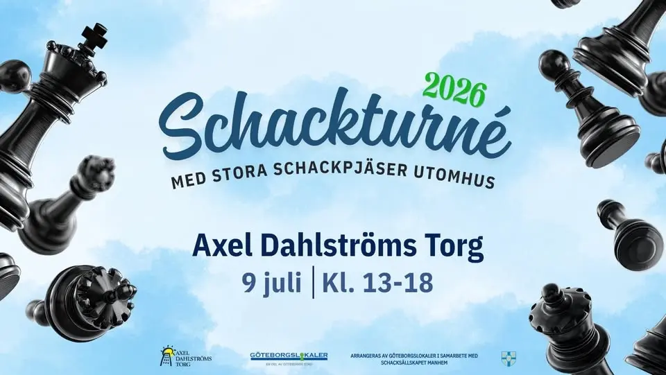 Utomhusschack på torget!