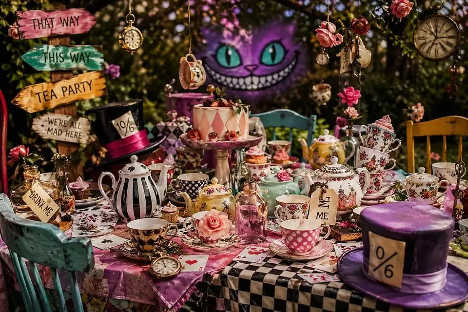 Mad Tea Party in the Orchard