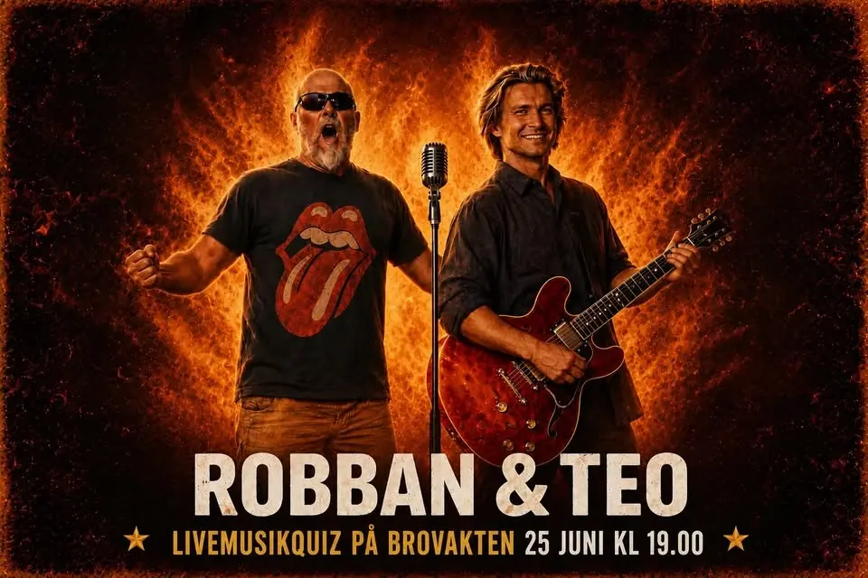 "Livemusikquiz" med Robban & Teo 