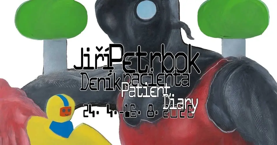 Výstavou Jiří Petrbok: Deník pacienta s umělcem a kurátorem