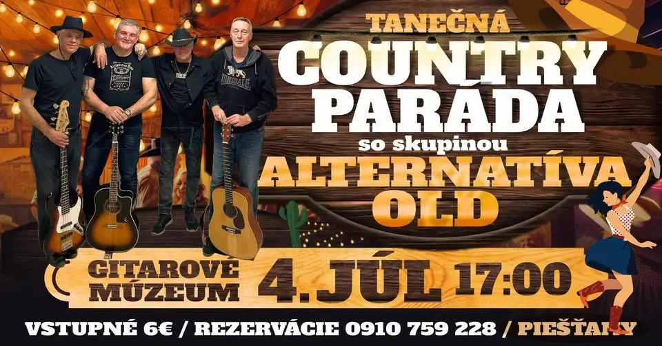 TANEČNÝ COUNTRY MARATÓN so skupinou ALTERNATÍVA OLD