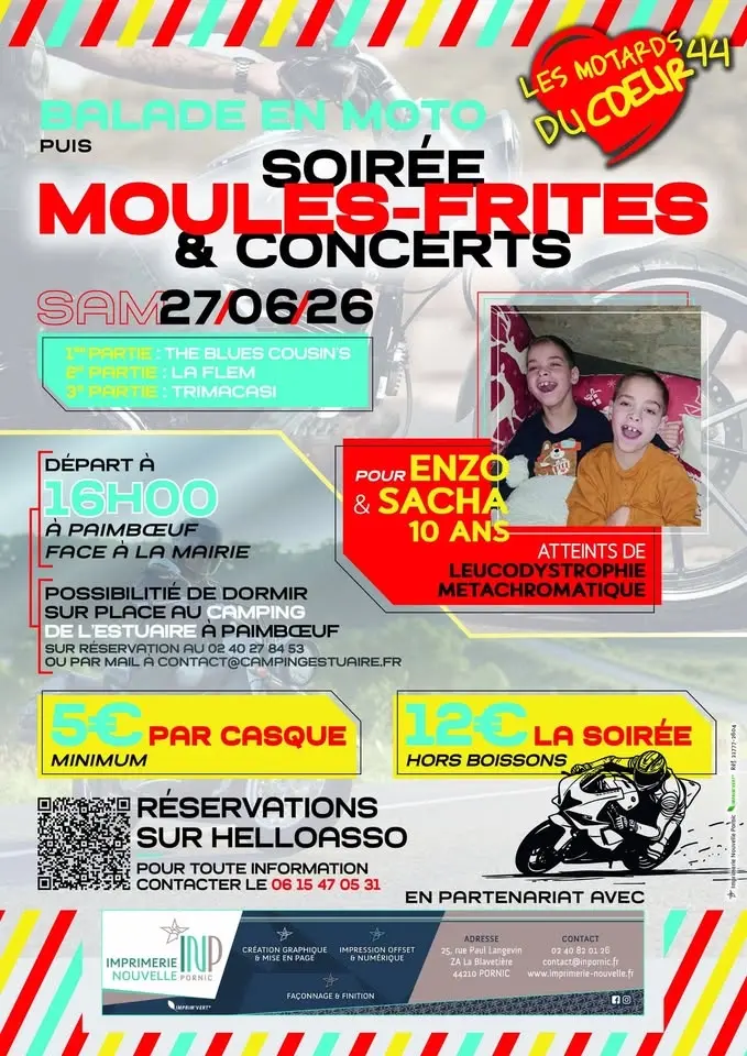 Soirée moules frites et concerts 