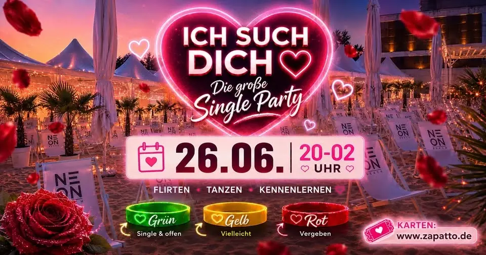 ❤️ ICH SUCH DICH – DIE SINGLE PARTY ❤️