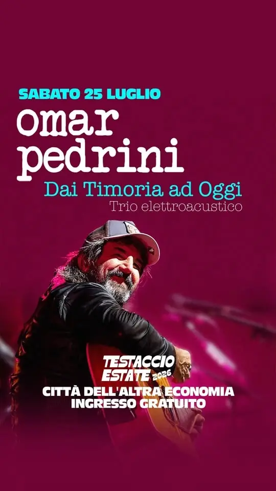 OMAR PEDRINI Live @ Testaccio Estate
