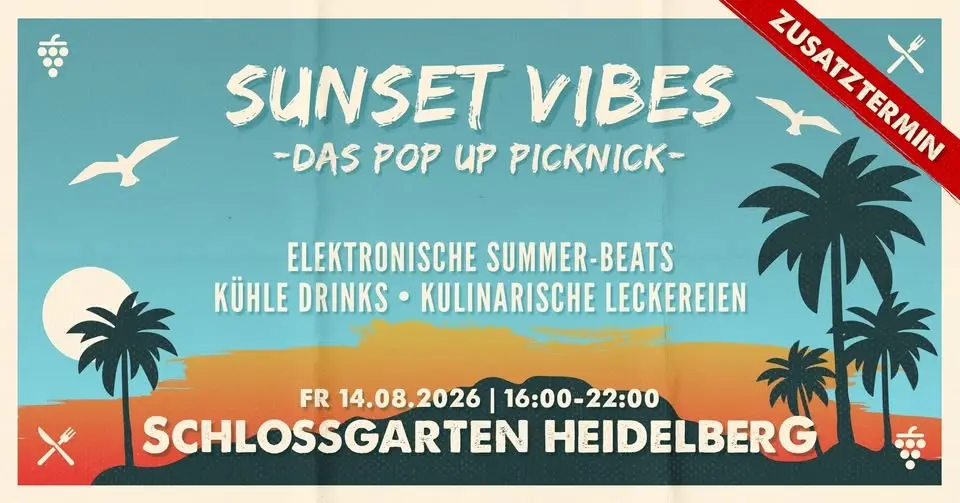 Sunset Vibes Heidelberg - Das Pop Up Picknick (Friday Edition)