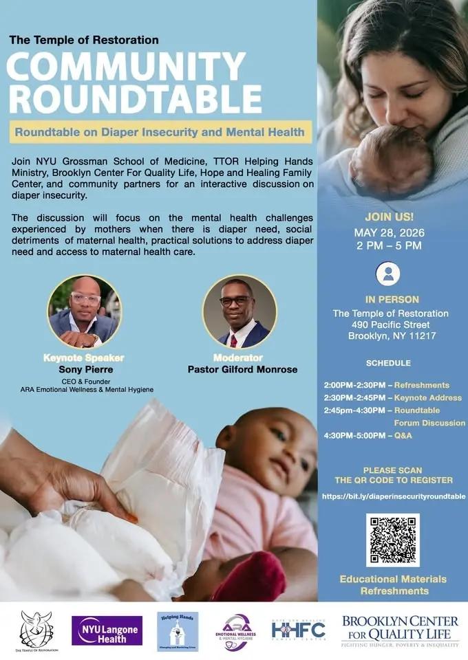 Community Roundtable on Diaper Insecurity and Mental Health