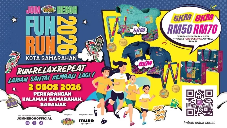 Jom Heboh Fun Run 2026 @ Kota Samarahan, Sarawak