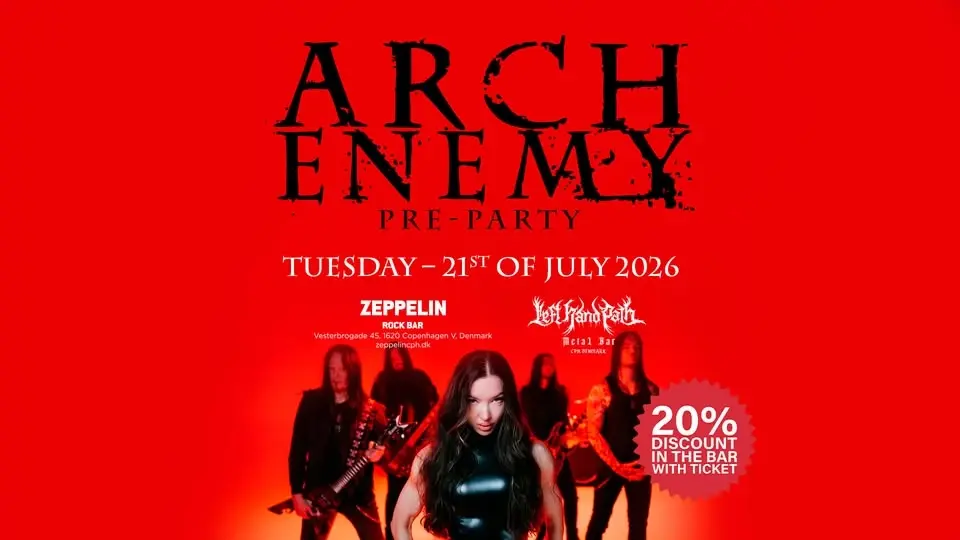 Arch Enemy pre-party @Left Hand Path