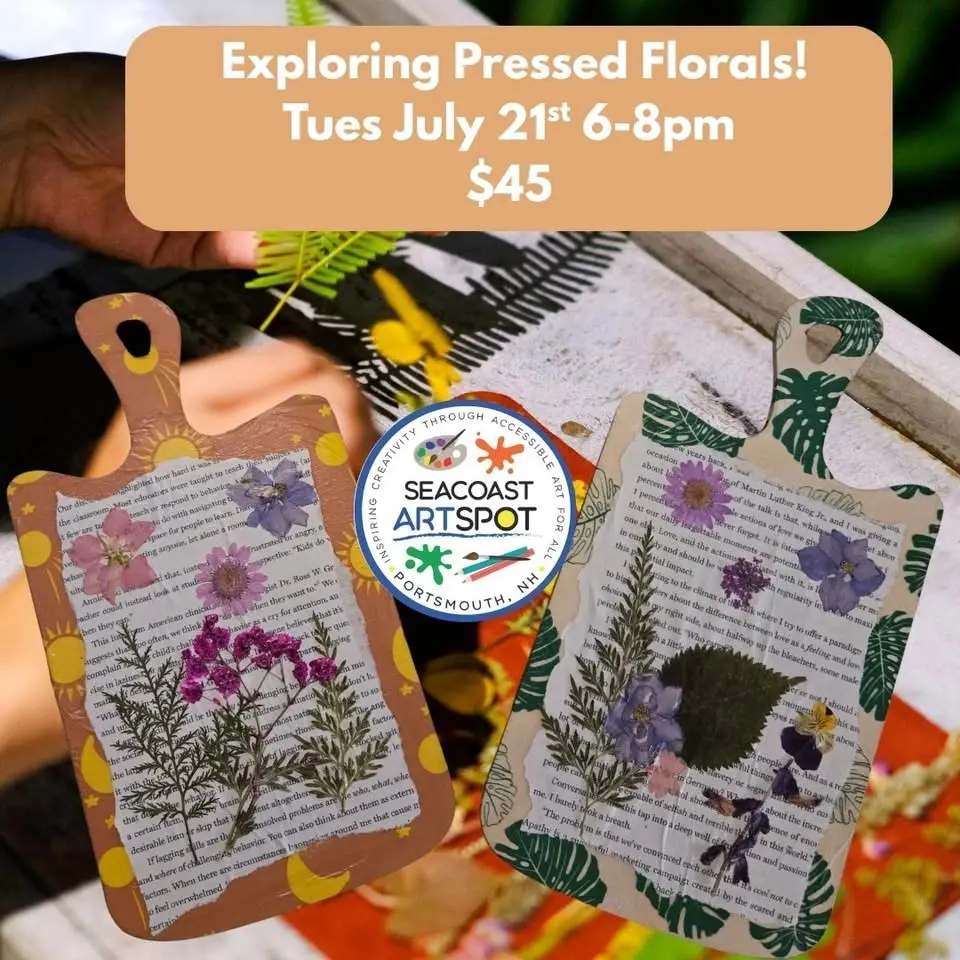 Exploring Pressed Florals! $45