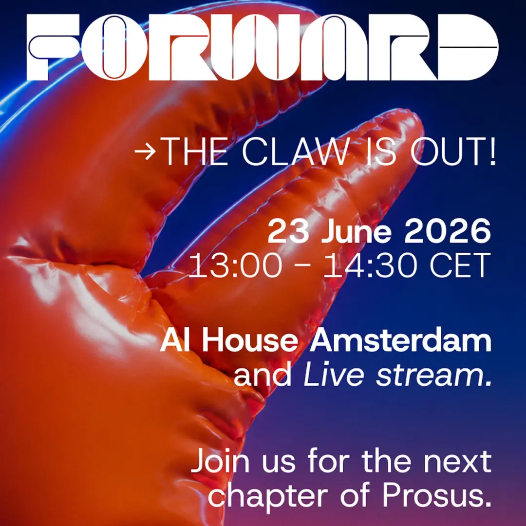 Prosus Forward - THE CLAW IS OUT!