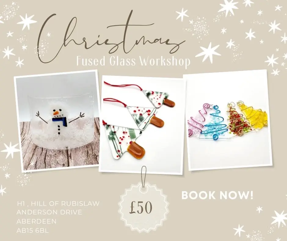 Fused Glass Christmas Decorations Workshop