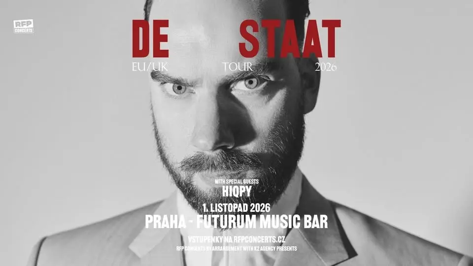 De Staat (NL) + Special guests: HIQPY - PRAGUE
