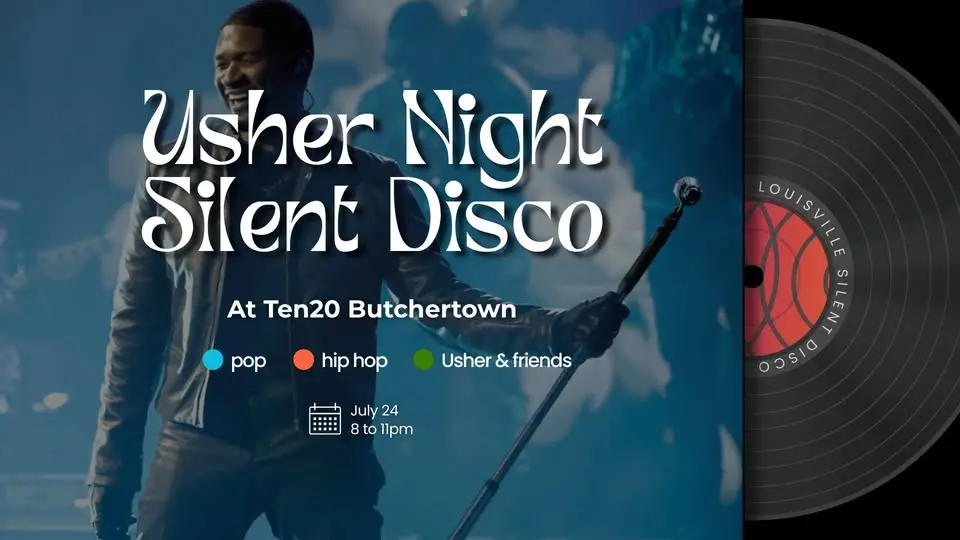 Usher Silent Disco at Ten20 Butchertown