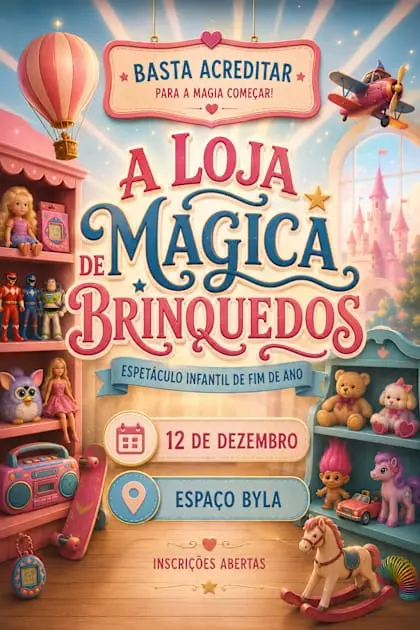 A Loja Mágica De Brinquedos - Espetáculo Byladança 2026