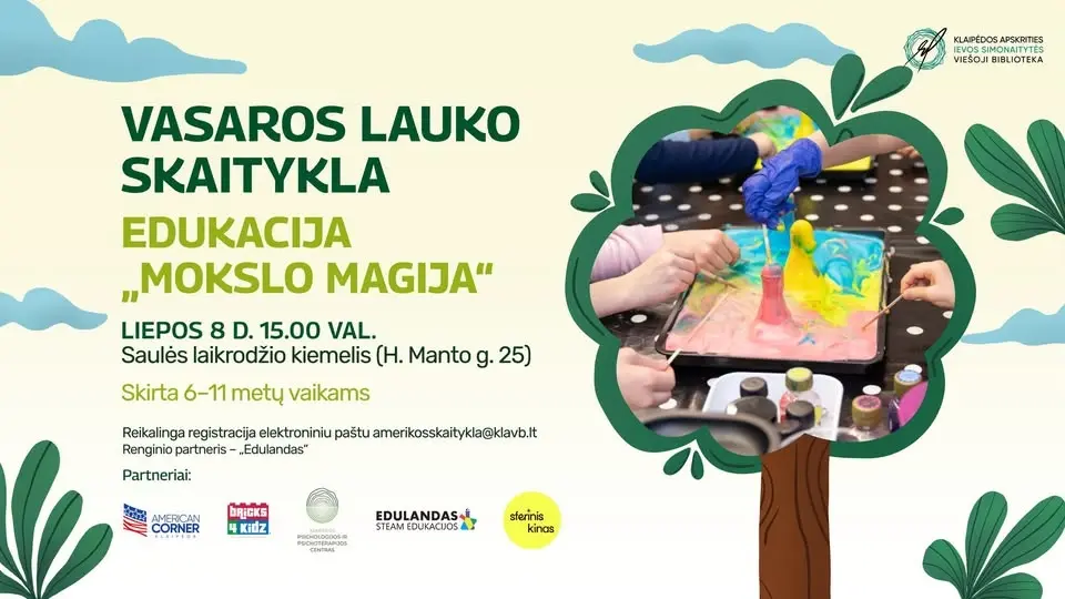 Edukacija „Mokslo magija“