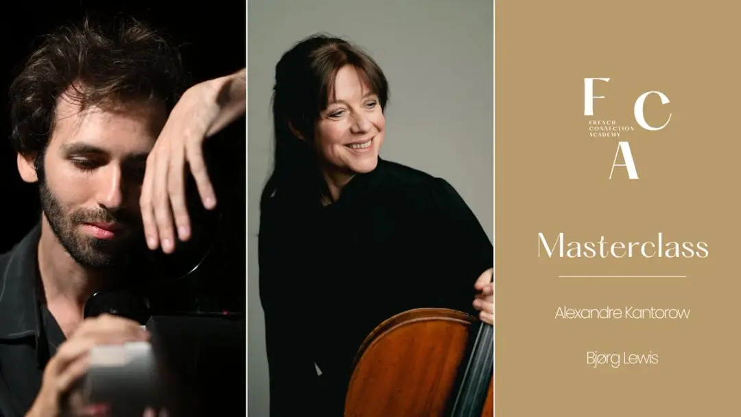 Piano & Cello Masterclass w. Alexandre Kantorow & Bjørg Lewis 