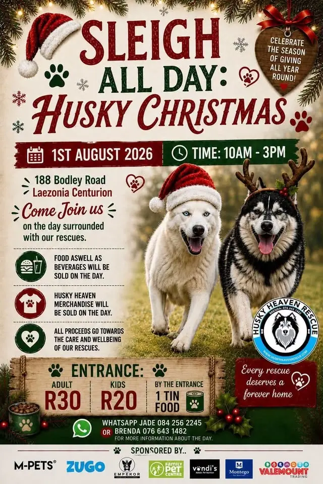 SLEIGH ALL DAY: HUSKY CHRISTMAS